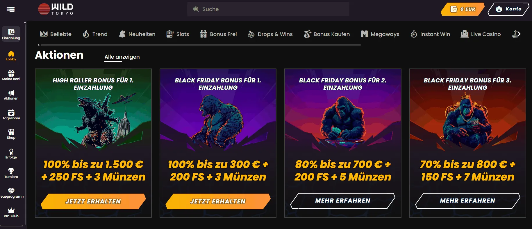 Wild Tokyo Casino Startseite